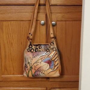 Handpainted Anuschka handbag